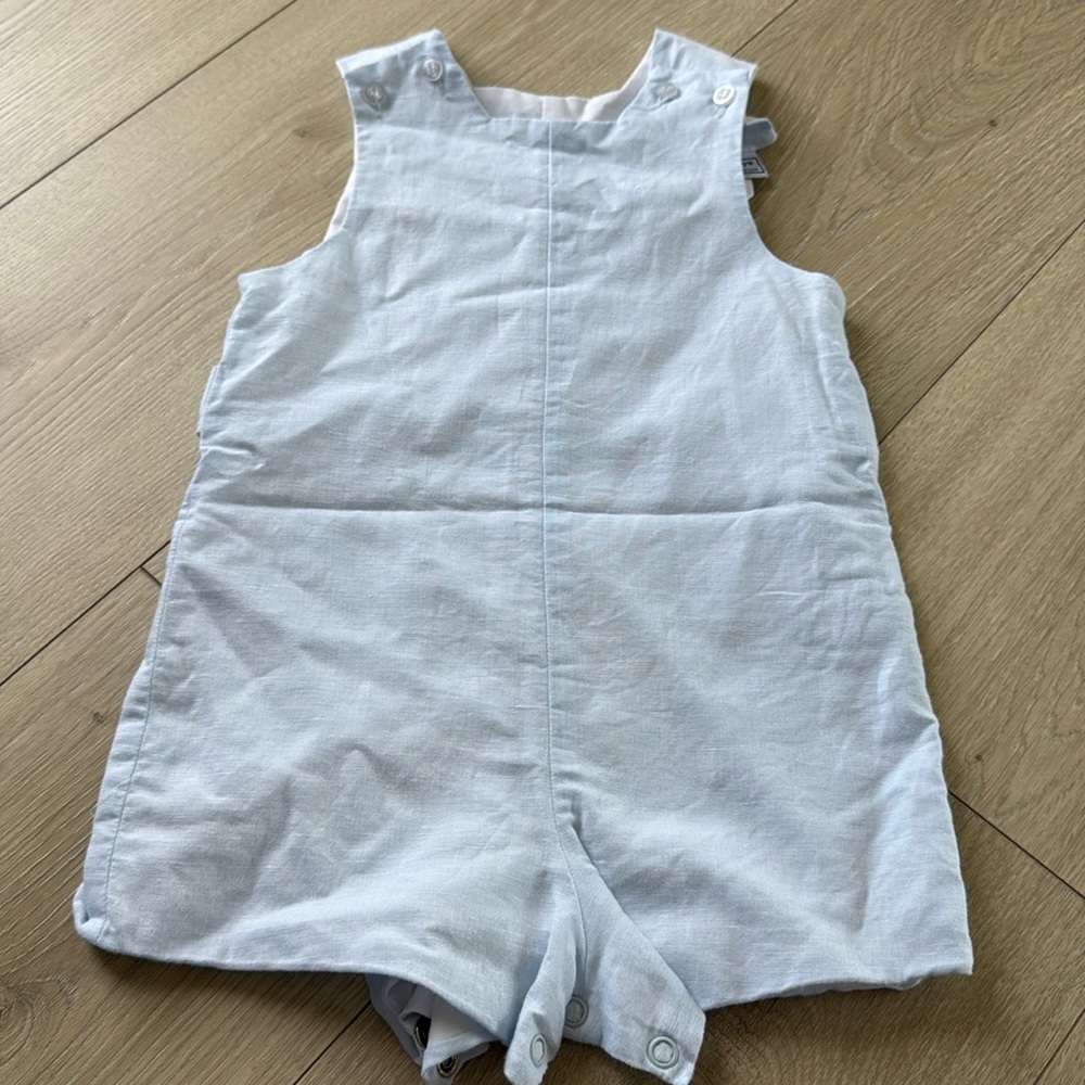 Baileys Boy Baby Blue Romper